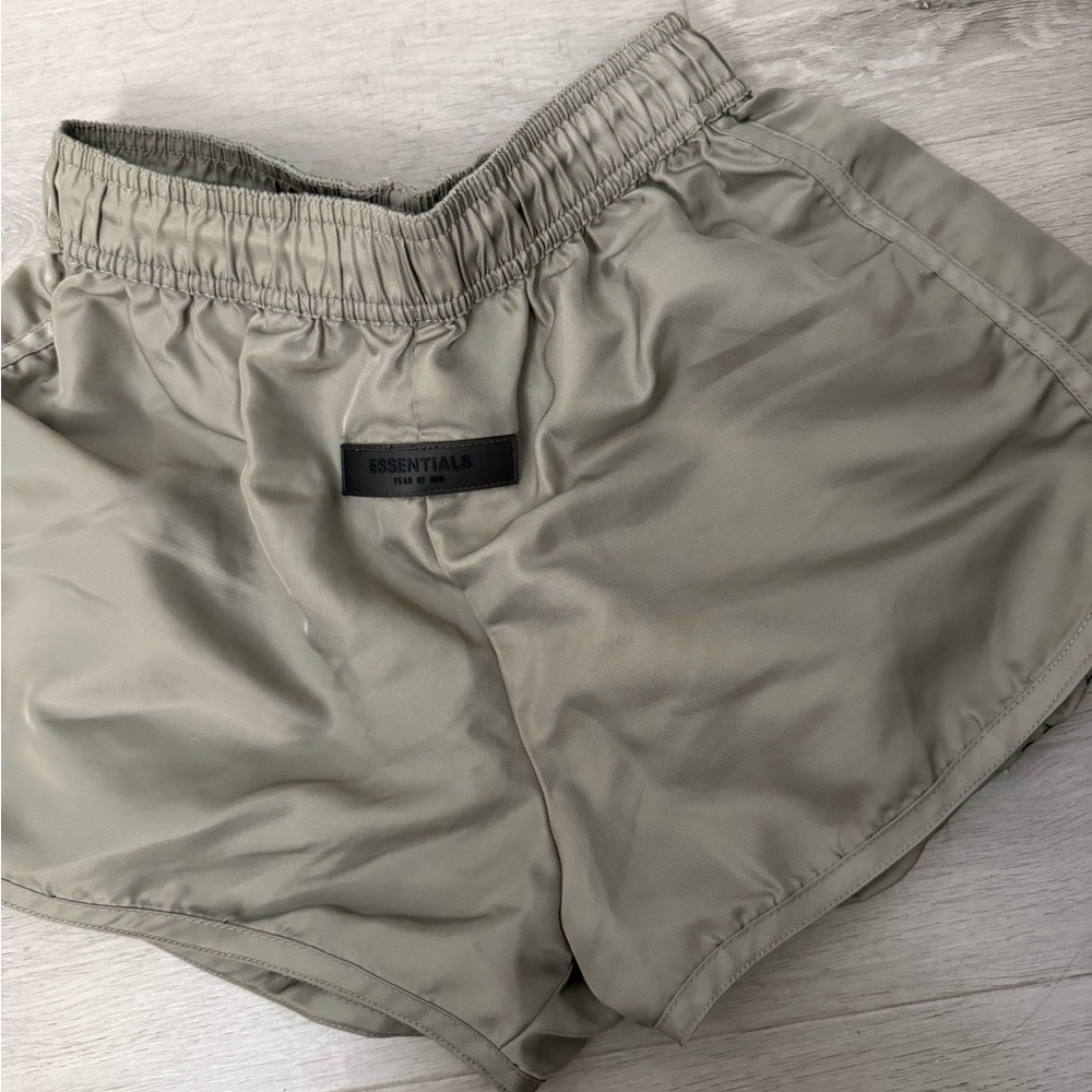 Essentials Khaki Relaxed Shorts